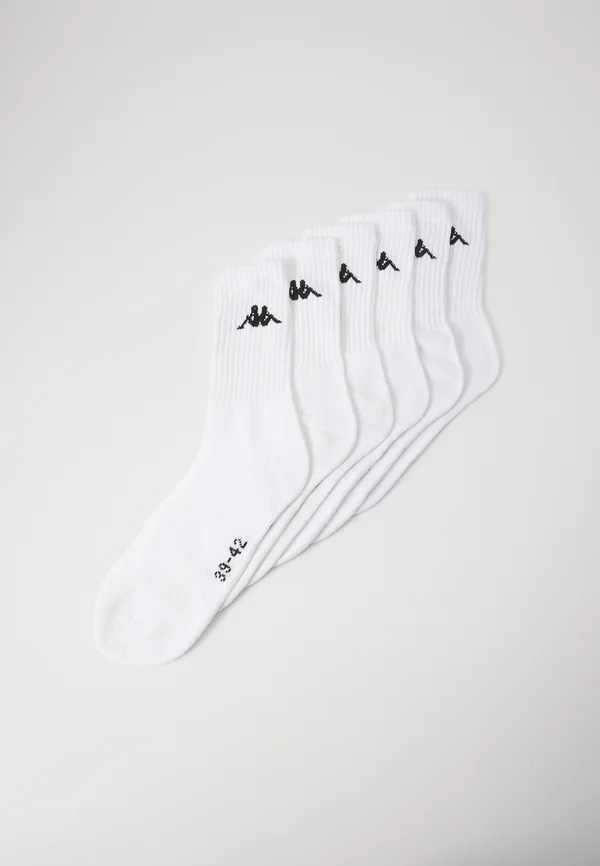 UNISEX 6 PACK - Sports socks - white