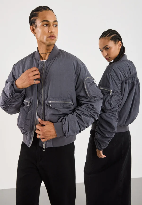 UNISEX - Bomber Jacket - grey