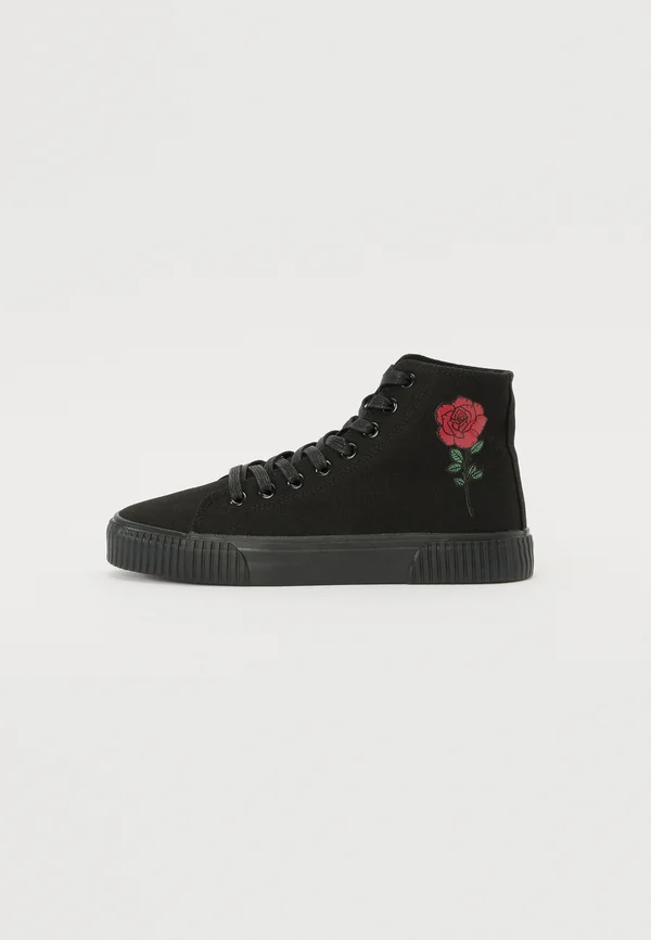 UNISEX - High-top trainers - black