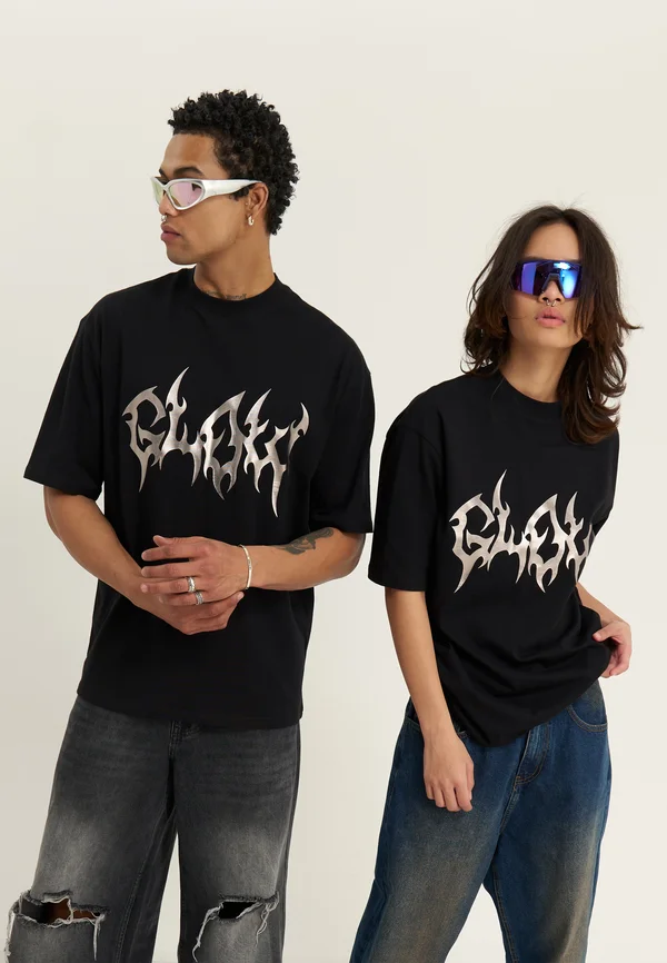 UNISEX - Print T-shirt - black