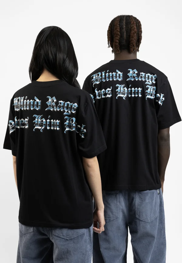 UNISEX - Print T-shirt - black