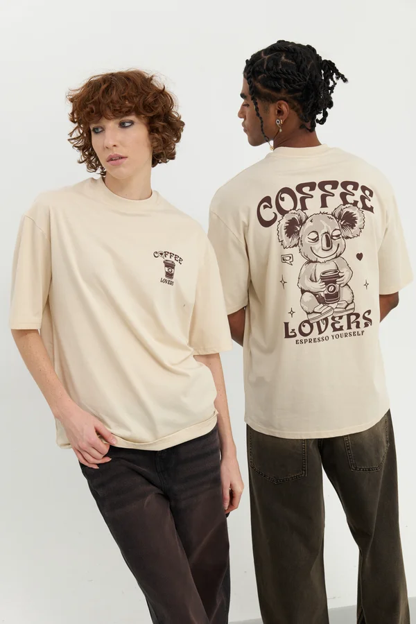 UNISEX - Print T-shirt - off-white