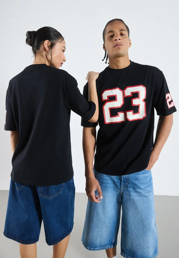 UNISEX - Print T-shirt - true black