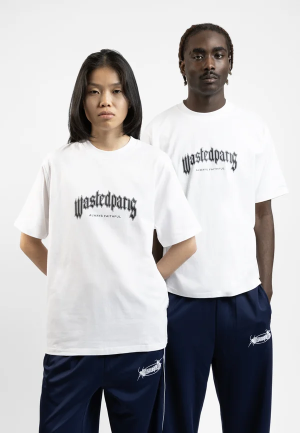 UNISEX - Print T-shirt - white