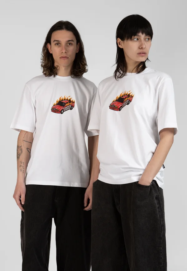 UNISEX - Print T-shirt - white