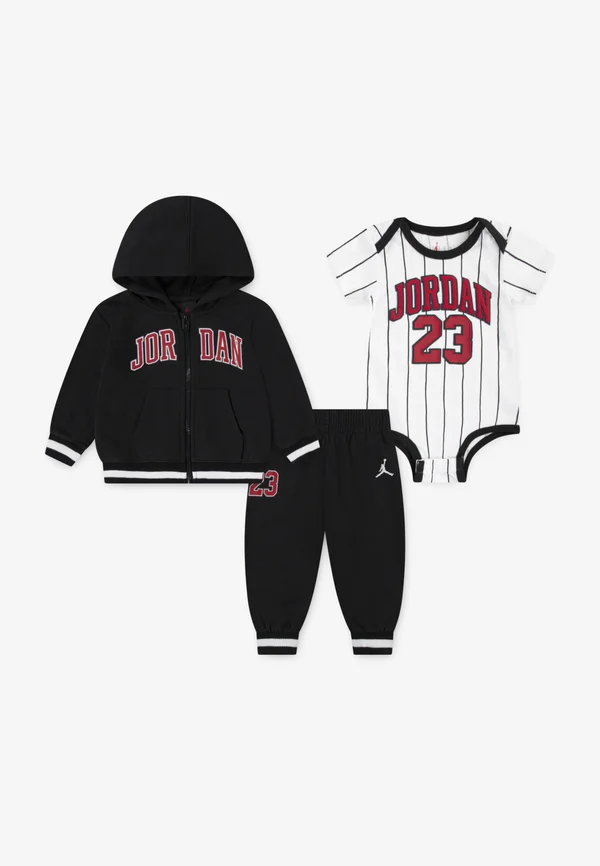 UNISEX SET - Tracksuit bottoms - black