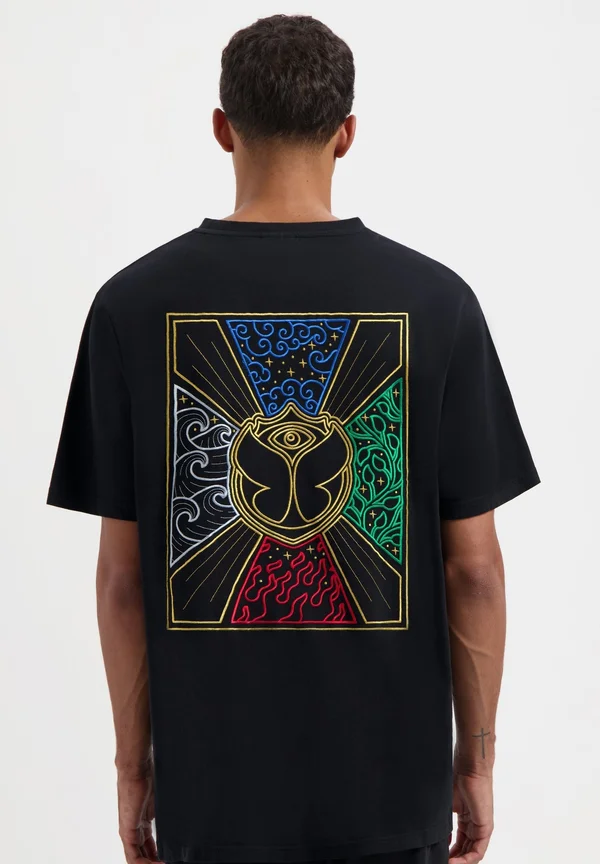 UNITY FLAG BACK - Print T-shirt - black