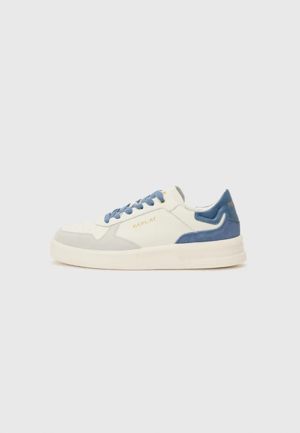 UNIVERSITY COURT - Trainers - off white/blue