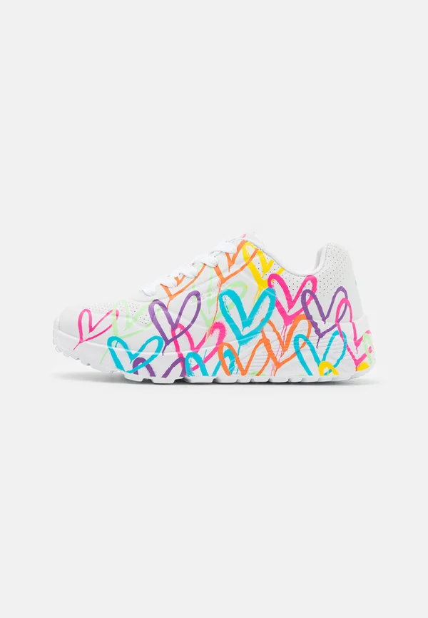 UNO LITE - Trainers - white/neon multi-coloured