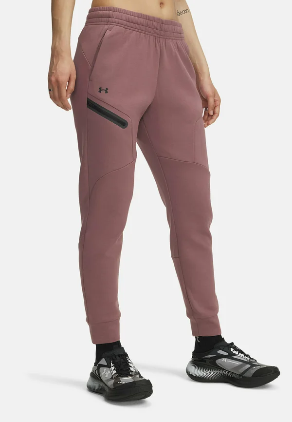 UNSTOPPABLE FLEECE - Tracksuit bottoms - maroon mist