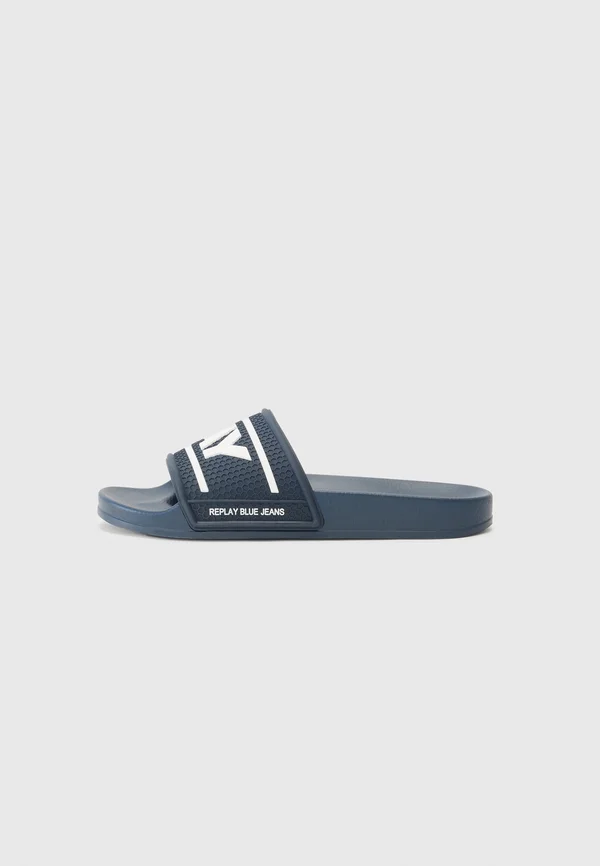 UP TOTAL - Slippers - navy/white