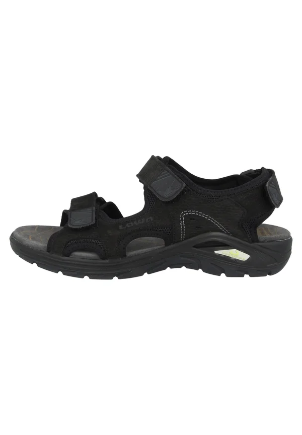 URBANO - Walking sandals - schwarz/schwarz