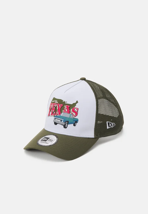 US STATE WORDMARK TRUCKER UNISEX - Cap - olive/black