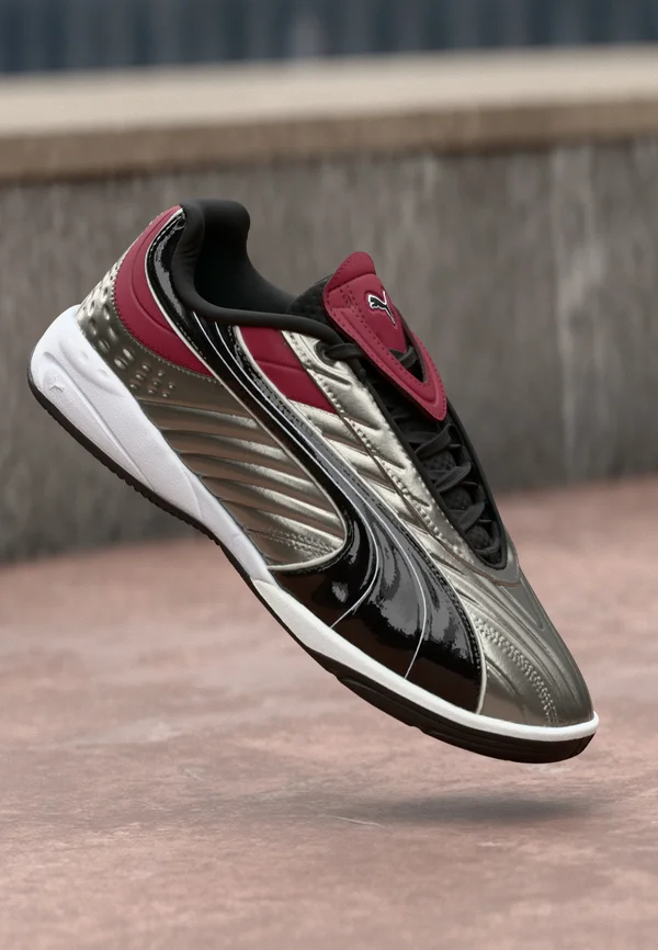 V1PER GOALGETTER UNISEX - Trainers - aged silver-coloured/black/team regal red