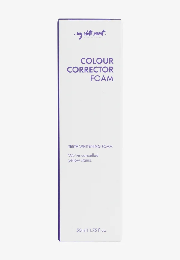 V34 COLOUR CORRECTOR  TEETH WHITENING FOAM - Whitening product
