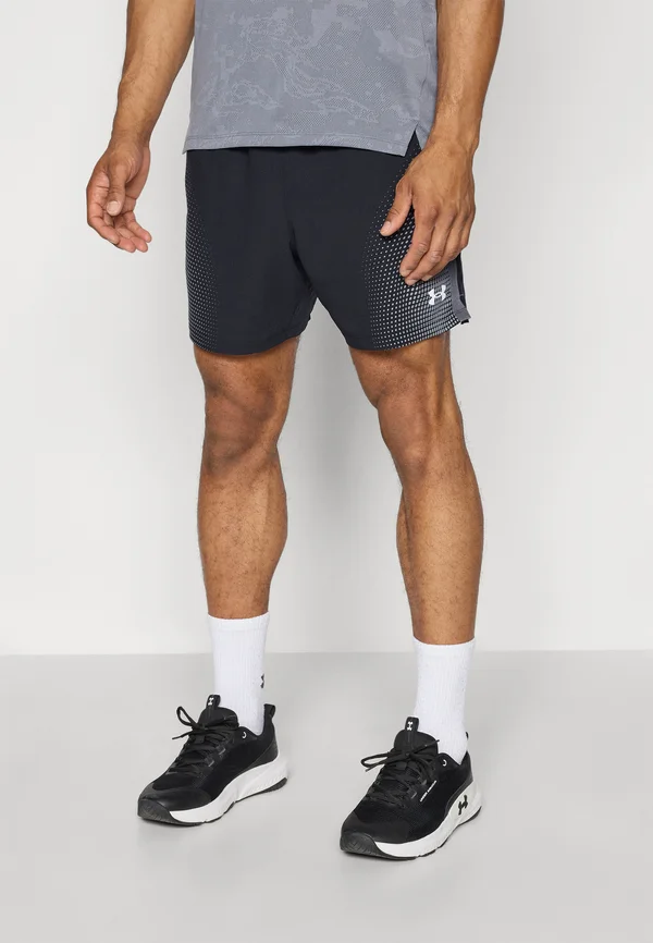 VANISH GRAPHIC SHORT - Sports shorts - black/castlerock