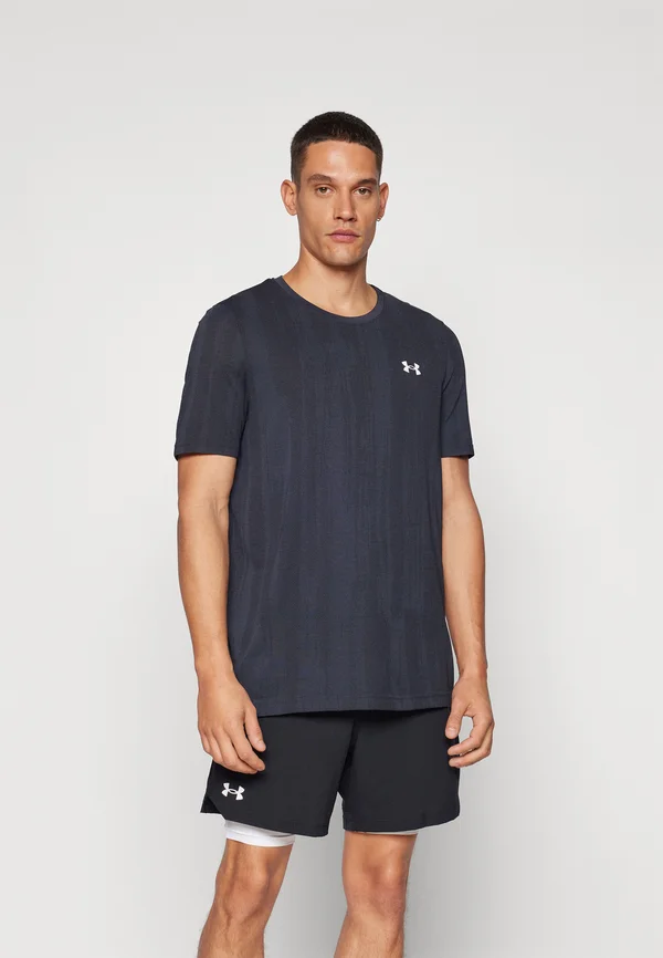 VANISH SEAMLESS NOVELTY  - Print T-shirt - black/white