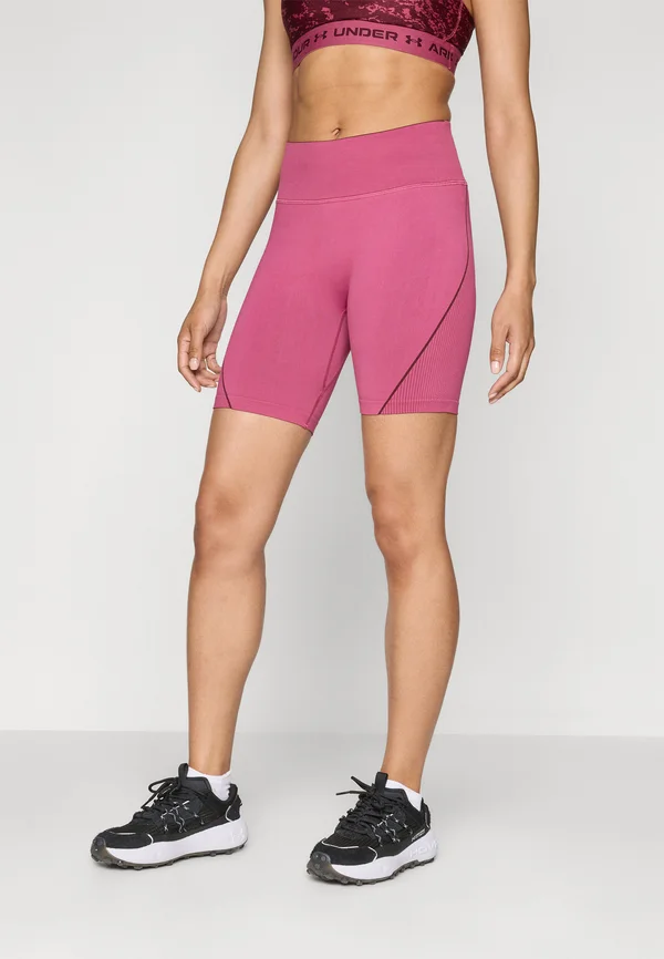 VANISH SEAMLESS SHORT - Leggings - fuchsia dusk/dark maroon