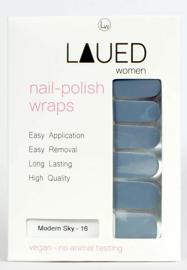 VARGU LAUED NAGELFOLIEN SOLID BLUE - Nail stickers - modern sky