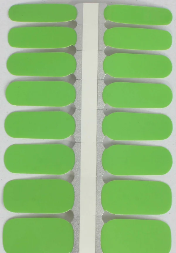 VARGU LAUED NAGELFOLIEN SOLID  - Nail stickers - green field