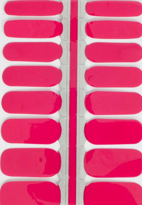 VARGU LAUED NAGELFOLIEN SOLID PINK - Nail stickers - raspberry cake