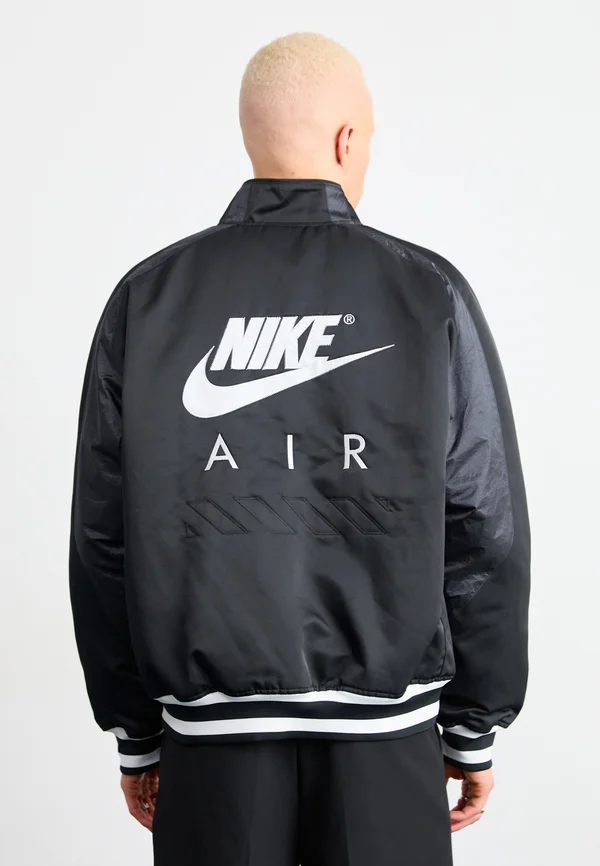 VARSITY - Bomber Jacket - black/white