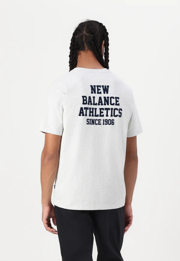 VARSITY GRAPHIC - Print T-shirt - ash heather
