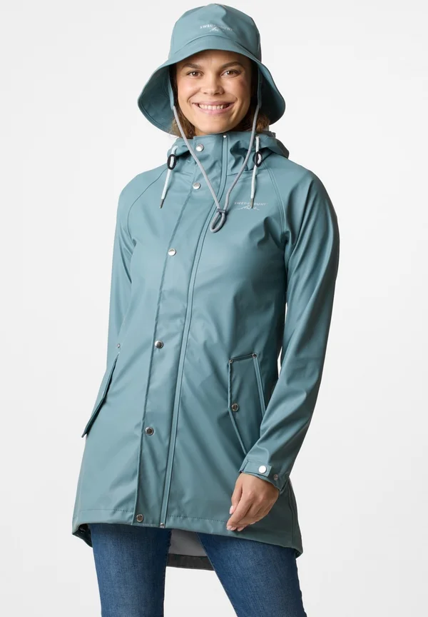 VÄDERÖARNA - Waterproof jacket - seaweed green