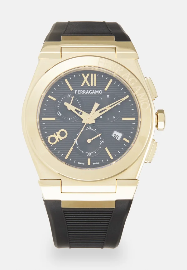 VEGA CHRONO - Chronograph watch - yellow gold-coloured/black