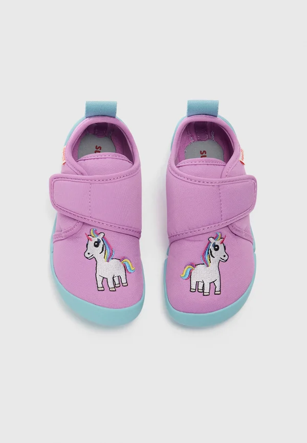 VENTI BAREFOOT UNISEX - Slippers - lila/hellgrün