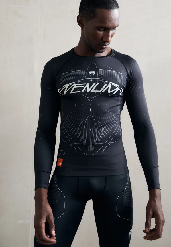 VENUM ECLIPSE RASHGUARDS - Long sleeved top - black/ivory