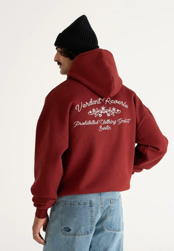 VERDANT REVERIE - Hoodie - red