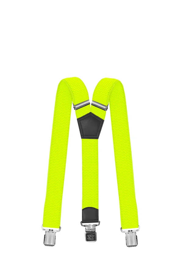 VERSCHIEDENE BREITER Y FORM FÜR VERSTELLBARE LÄNGE - Belt - neongelb