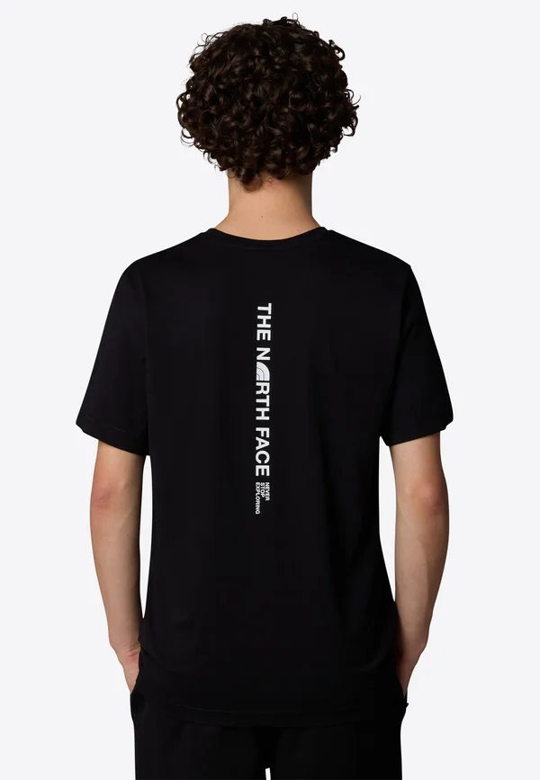 VERTICAL - Print T-shirt - tnf black tnf white