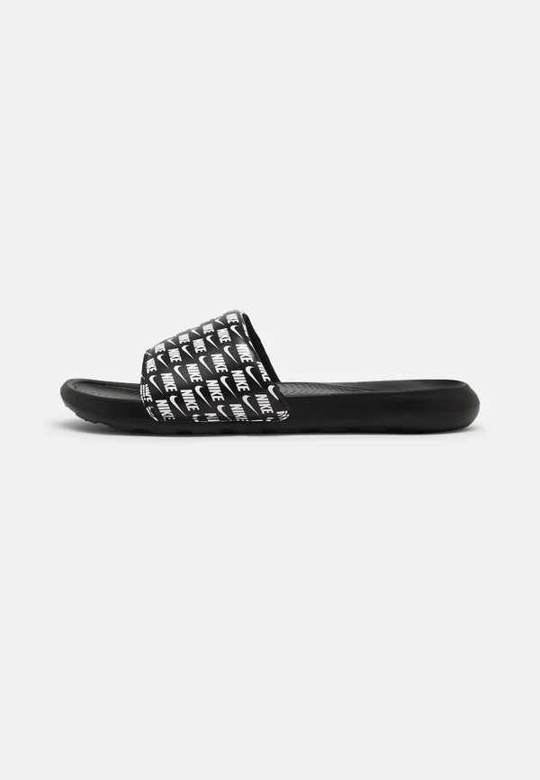 VICTORI ONE SLIDE PRINT - Mules - black/white