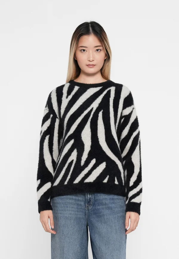 VIGRACE  - Jumper - black/sand