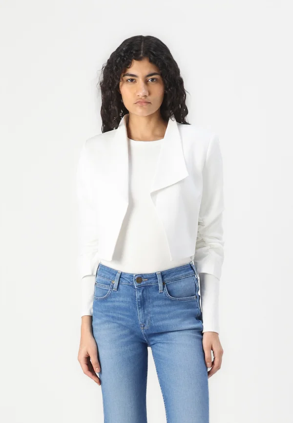 VIHER CROPPED - Blazer - cloud dancer