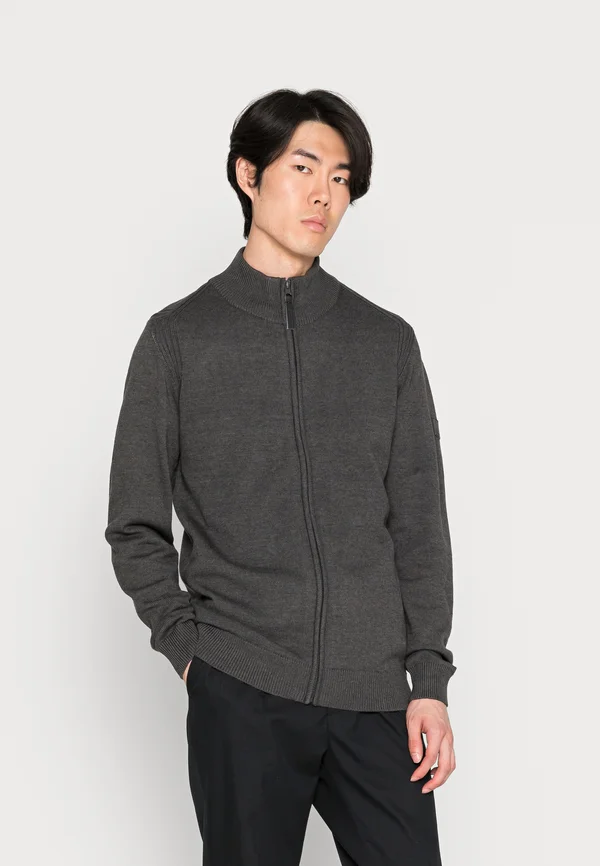 VINCENZO - Cardigan - charcoal mix