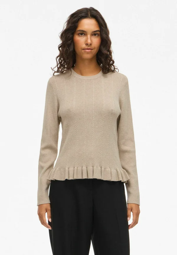 VINORTHY RÜSCHEN - Jumper - natural melange