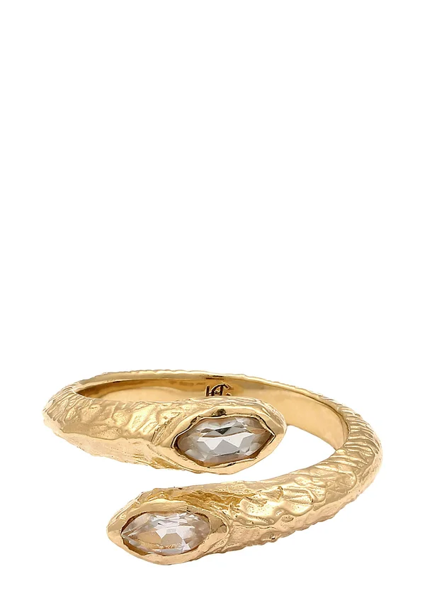 VINTAGE STRUCTURED TWIST - Ring - gold-coloured