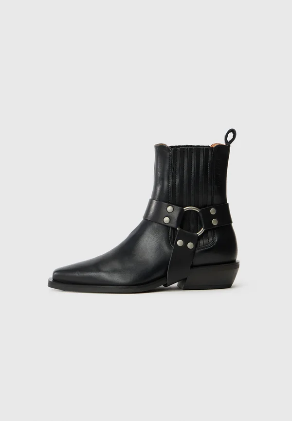 VIOLET - Cowboy/biker ankle boot - black