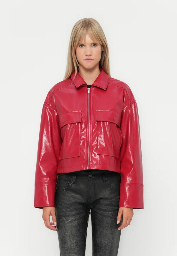 VIQUEST JACKET - Faux leather jacket - jester red