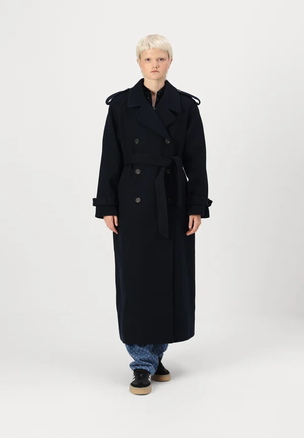 VISOFIE HEAVY MAXI  - Trenchcoat - navy