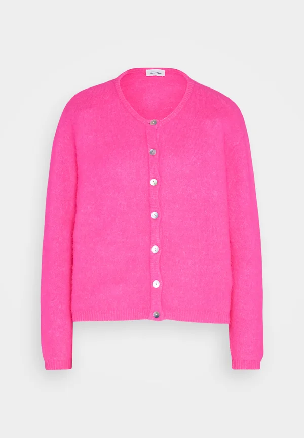 VITO - Cardigan - rose fluo chine