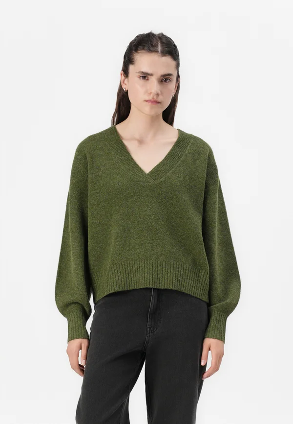 VMBOOM V NECK NOOS - Jumper - cypress