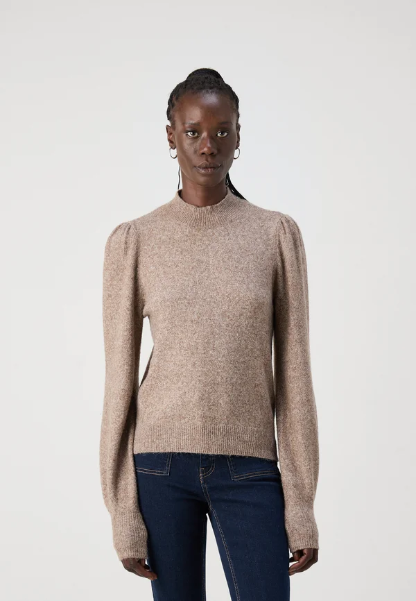 VMDOFFY HIGHNECK - Jumper - brown lentil melange