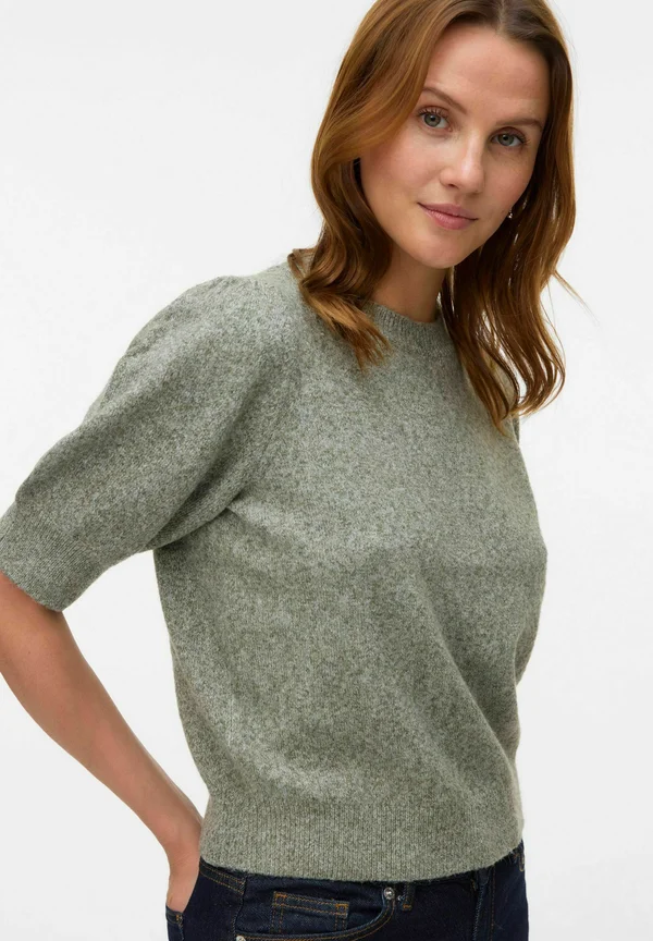 VMDOFFY O NECK PULLOVER - Jumper - grape leaf