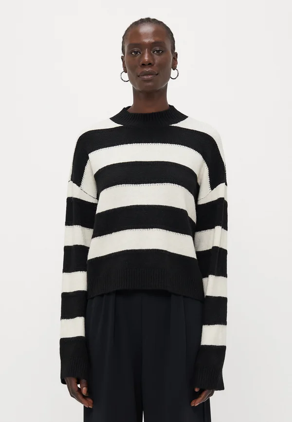 VMINEZ HIGHNECK  - Jumper - black/birch