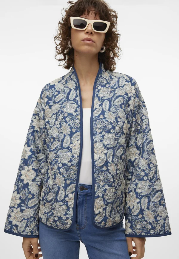 VMJANE REVERSIBLE ZEBRA PRINT - Light jacket - dunkelblau