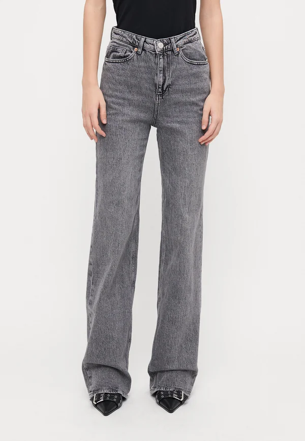 VMTESSA WIDE - Wide Leg - medium grey denim